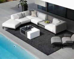 Grand Canapé Avec Méridienne Et Tablette Pierre "Saparua Island"