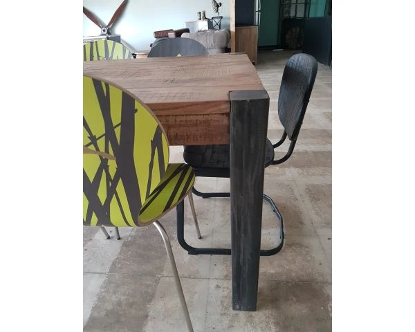 Table De Repas 180 Cm Avec Allonges "Urban Métal" – Image 8
