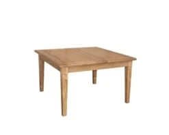 Table Carrée Chêne Massif 125 Avec Allonge"Antique"