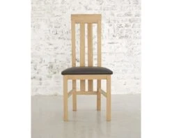 Chaise Assise P.U Gris "Stockholm"