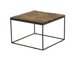 Table Basse Carrée Mozaïque Teck Massif Casita