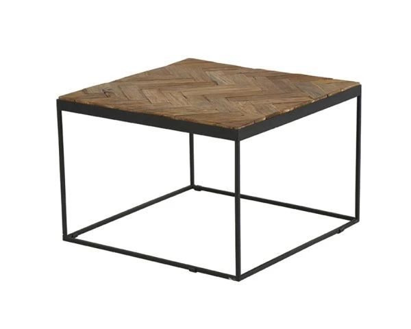 Table Basse Carrée Mozaïque Teck Massif Casita