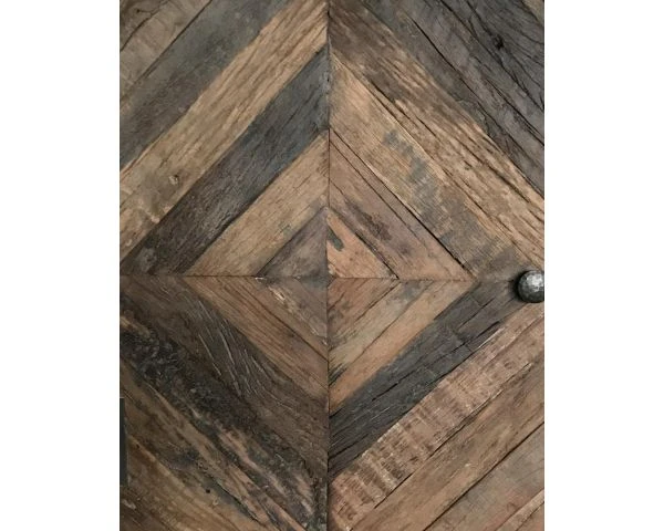 Grand Meuble Télé Industriel Métal Bois Recyclé 160cm "Wood" – Image 10