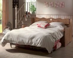 Canapé Lit Express Déhoussable Avec Tissu Au Choix Et Pin "Alaska"