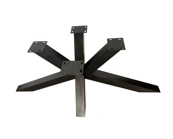 Table De Salle à Manger Ovale En Acacia Et Métal 220 Cm "3D" – Image 7