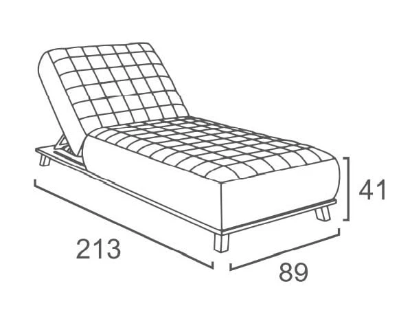 Bain De Soleil Haut De Gamme Tissu Sunbrella Gris Clair "Lombok" – Image 7