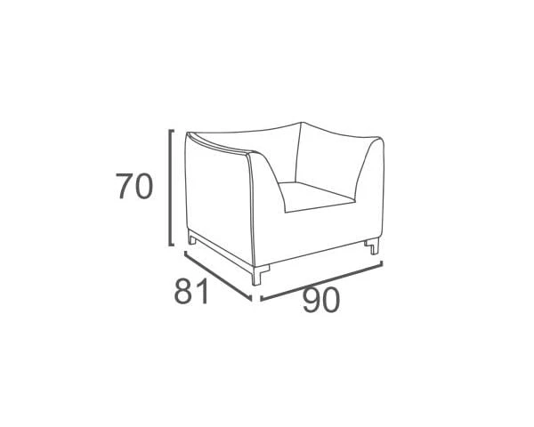 Ensemble De Jardin Gris Foncé Aluminium Et Tissu Sunbrella "Andaman Island" – Image 6