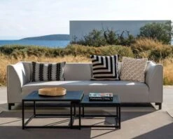 Duo De Tables Gigognes Noires Et Tendances Pour L'extérieur