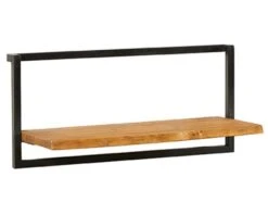 ĂtagĂšre 1 Tablette En Teck RecyclĂ© Et MĂ©tal "Ulva"