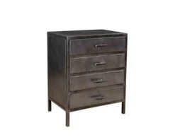 Confiturier Métal Noir 4 Tiroirs "Black Cook"