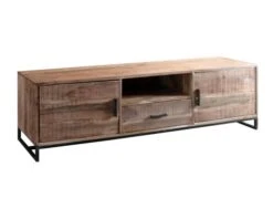 Meuble TV 175 Cm Métal Et Bois "Urban Métal"
