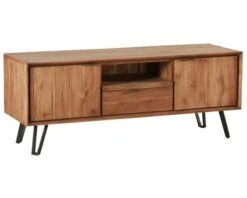 Meuble TV En Teck Massif 155 Cm 'Moluca'