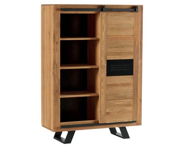 Vaisselier Industriel En Bois Massif Multi Rangements "Cardiff" – Image 5