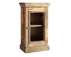 Elément Haut Vitré En Manguier Massif "Etretat"