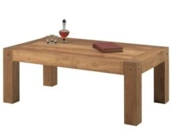Table Basse Rectangulaire En Chêne Massif Huilé "Lodge Casita"