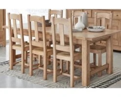 Table De Ferme Chêne Massif 210 Cm "Artisan"