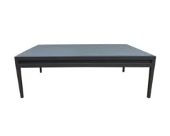 Table Basse Extérieure Rectangulaire En Aluminium Anthracite "Amboise"