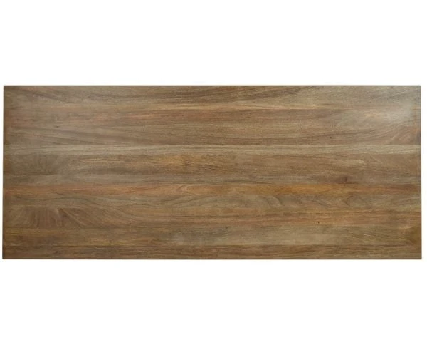 Grande Table De Repas 8/10 Places Style Chic Noire Et Bois "Legacy" – Image 10