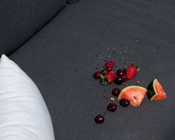 Bain De Soleil Double Gris Et Noir Avec Textile Sunbrella "Terrasse" – Image 3